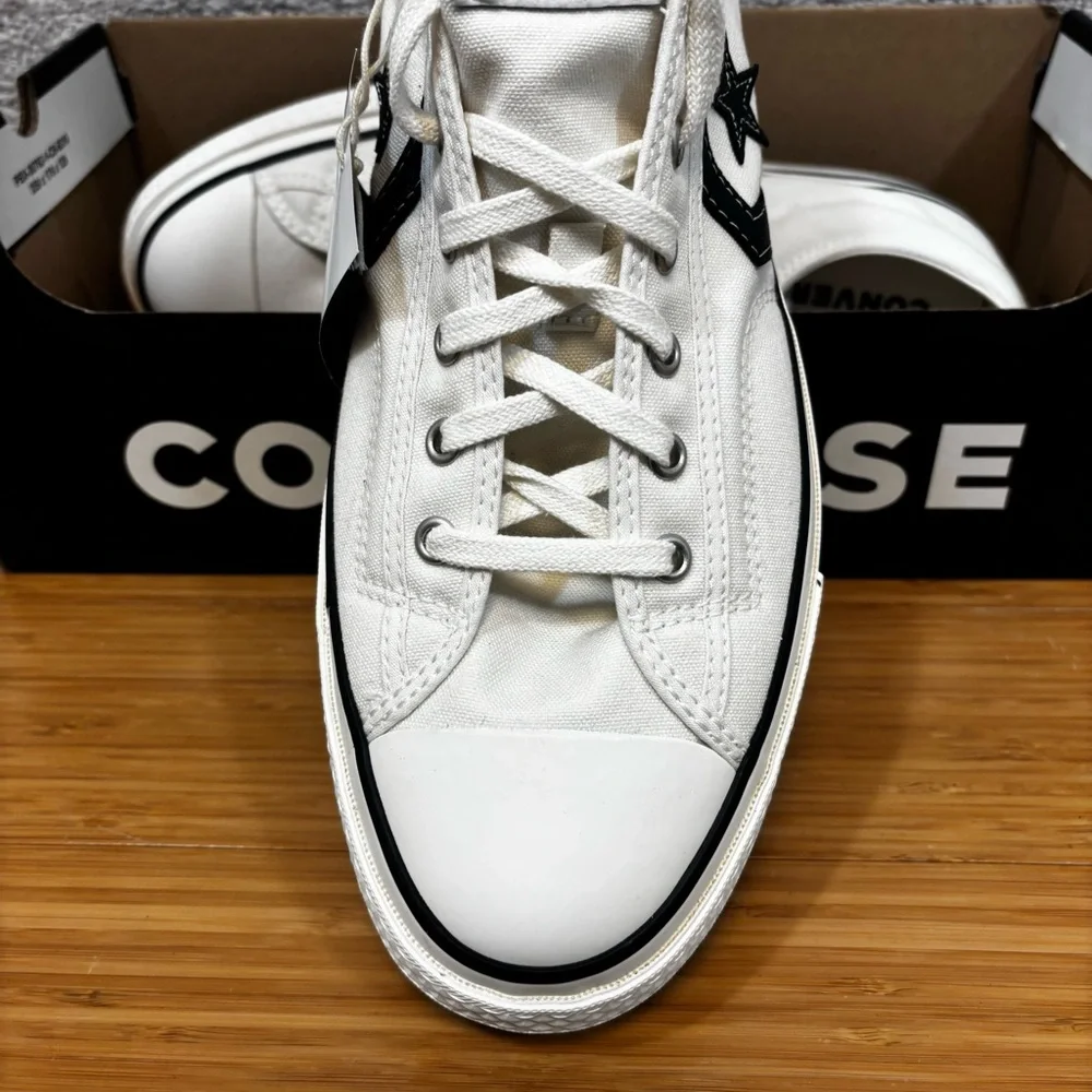 Converse Star Player 76 Low Canvas Shoes  Vintage White (A01608C) Mens Sz 13 - Picture 6 of 9